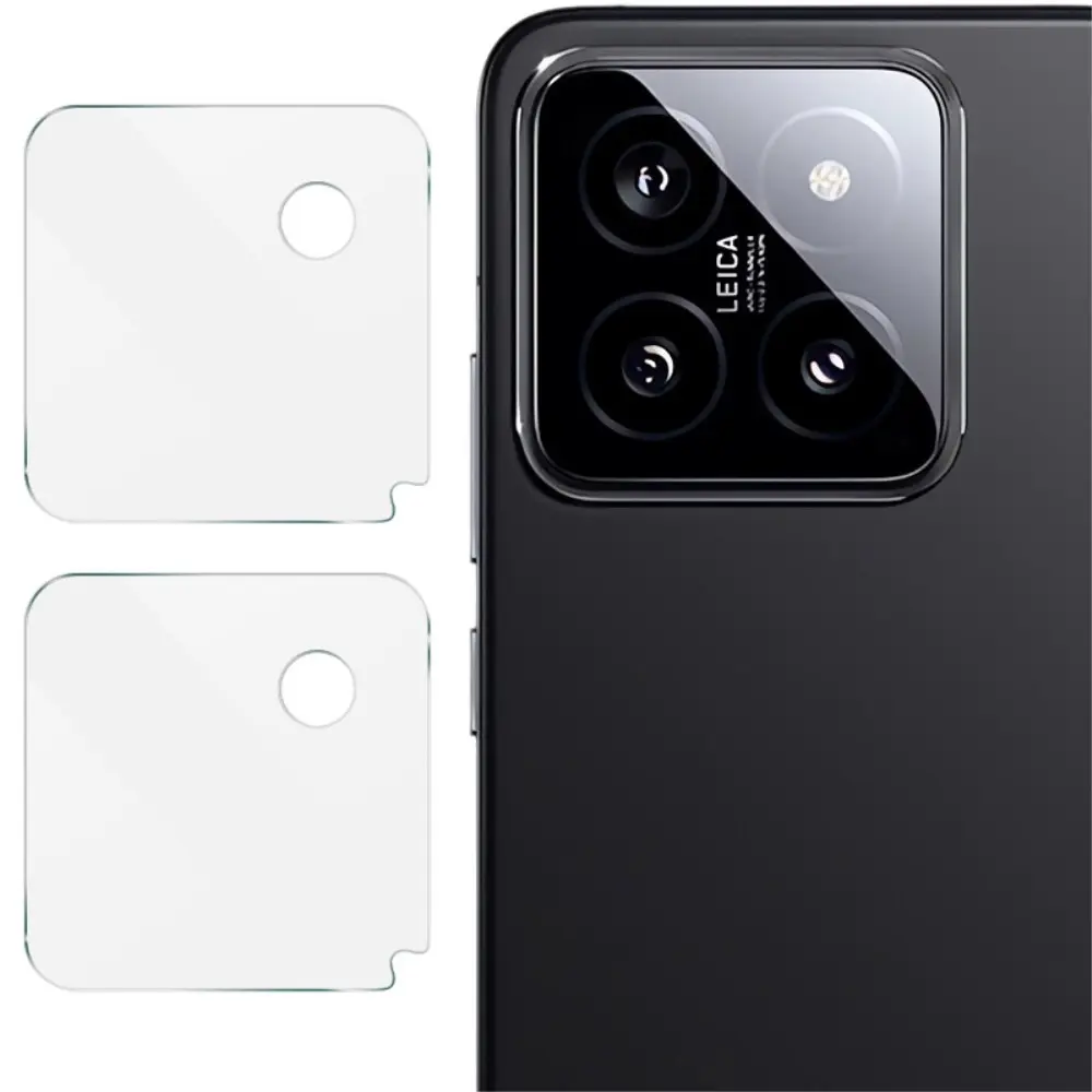 2-pack Herdet Glass Linsebeskyttelse Xiaomi 14 Gjennomsiktig