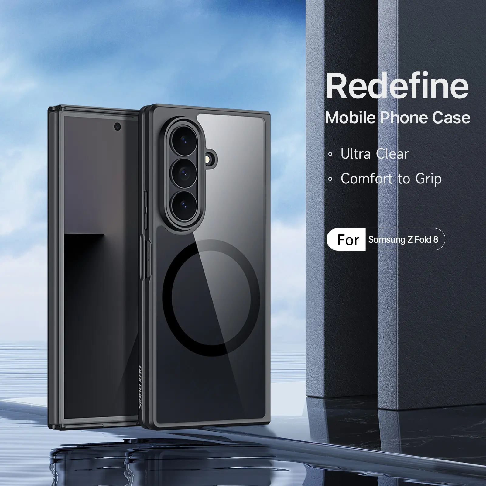 Aimo MagSafe Skal Samsung Galaxy Z Fold 8 Ultra svart
