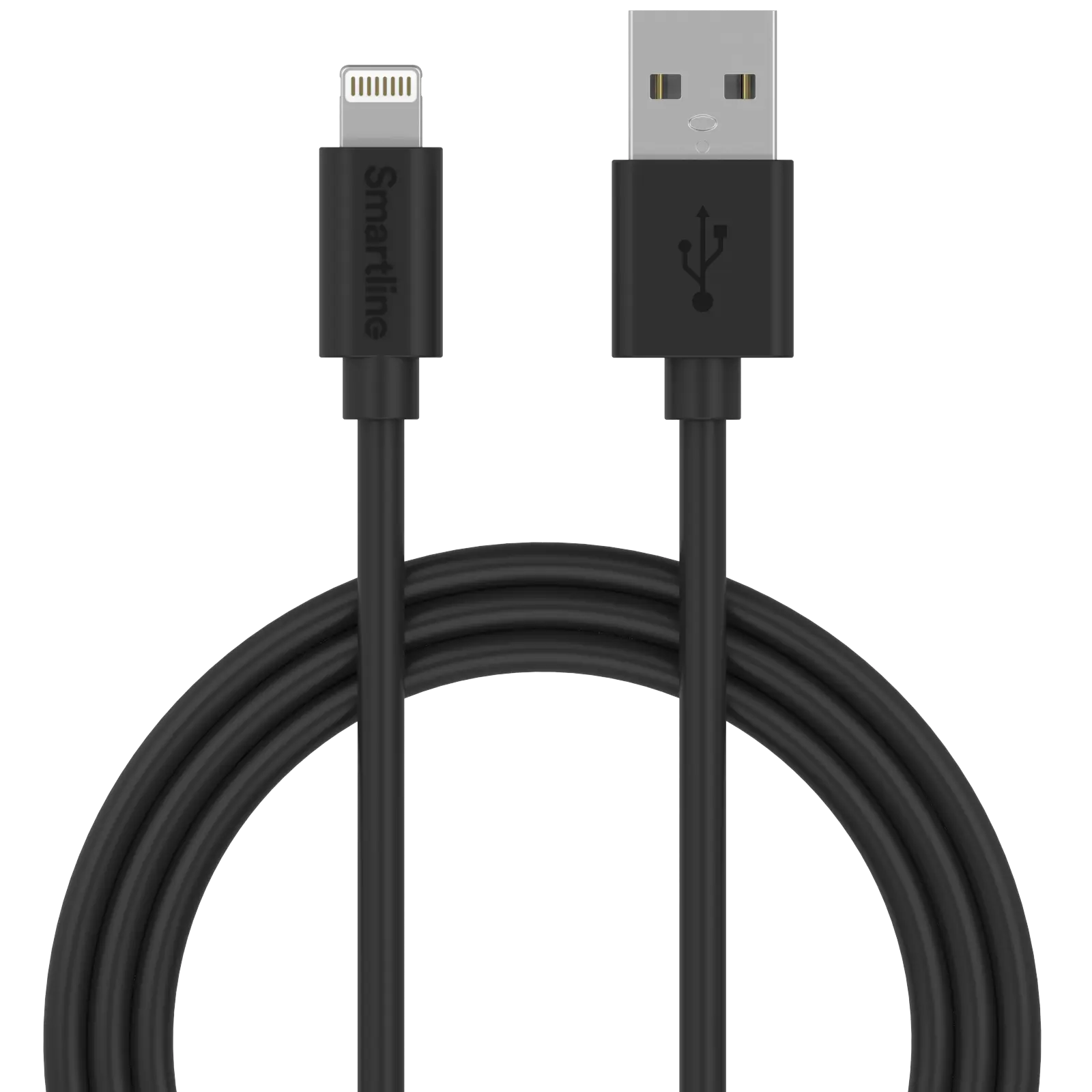 USB Cable Lightning 2m sort