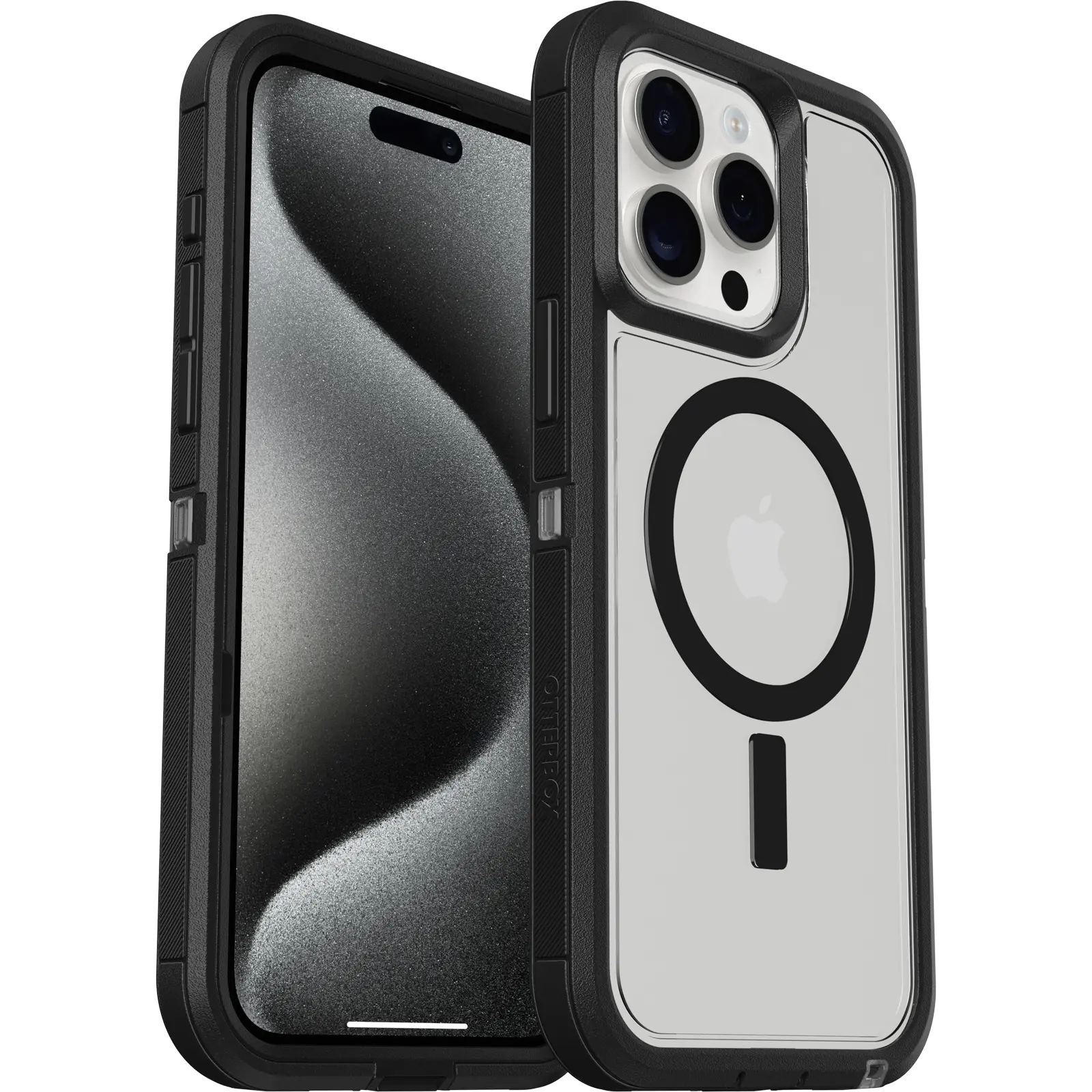 Defender XT Cover iPhone 15 Pro Max Sort/gennemsigtig