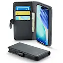 Ægte Læderetui iPhone 17 Sort