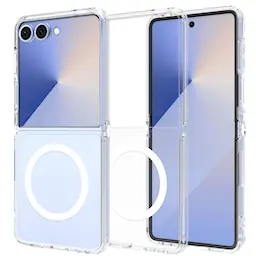 Samsung Galaxy Z Flip 7 MagSafe Hybrid-deksel, Gjennomsiktig