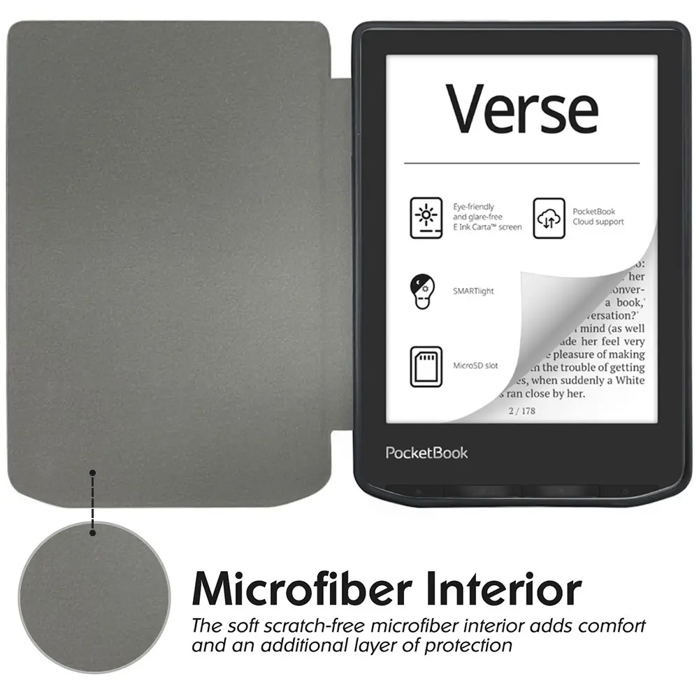Fodral PocketBook Verse Pro Svart