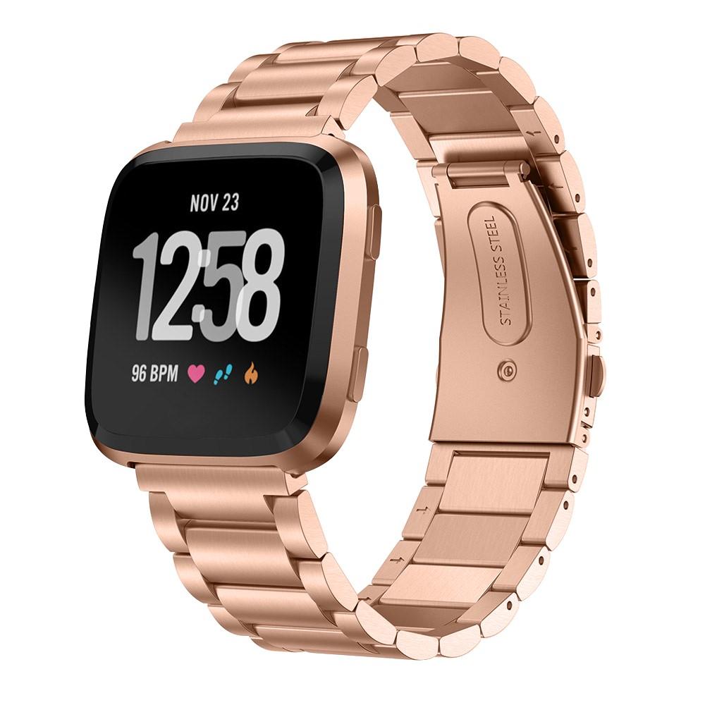 Fitbit Versa 2/Versa Metal Reim Rosegull - Armbånd i luksuriøs og stilren design