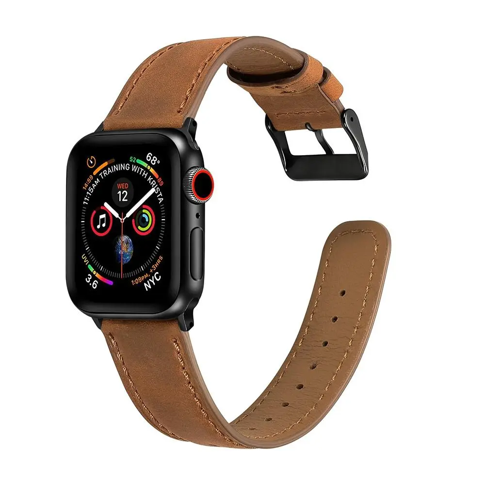 Retro Armband Apple Watch SE 3 44mm cognac