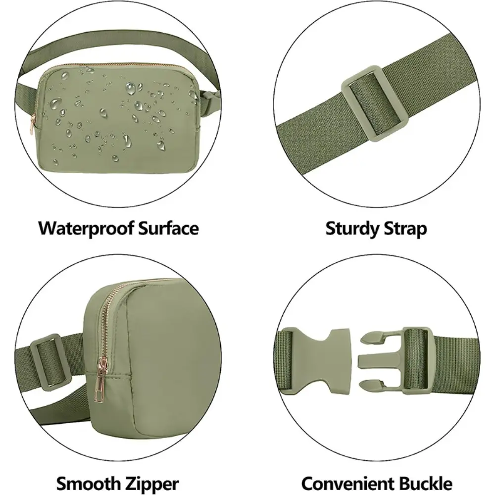 Crossbody Väska Nylon grön