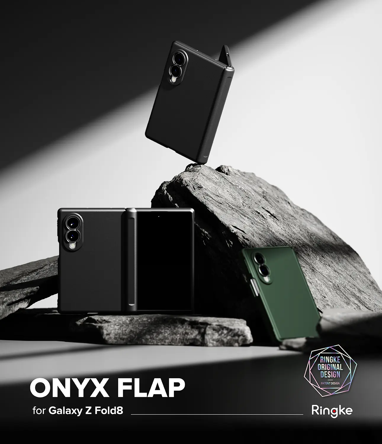 Onyx Flap Case Samsung Galaxy Z Fold 8 Black