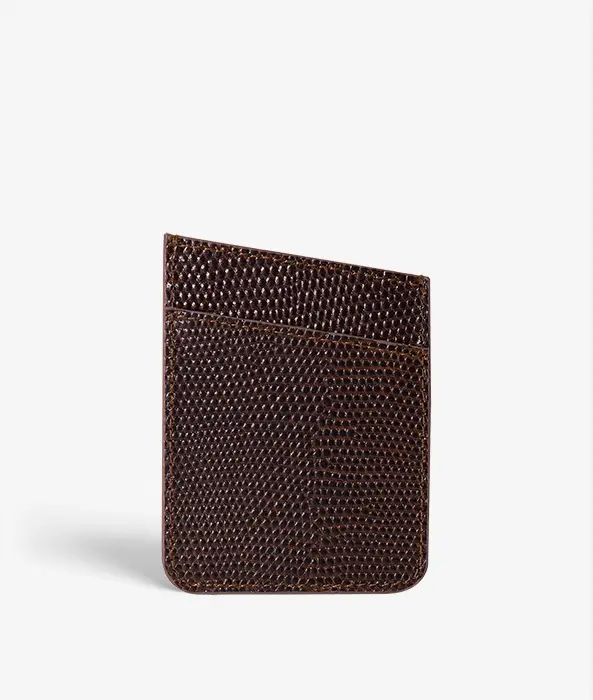 Selvklæbende Kortholder Lizard Brown