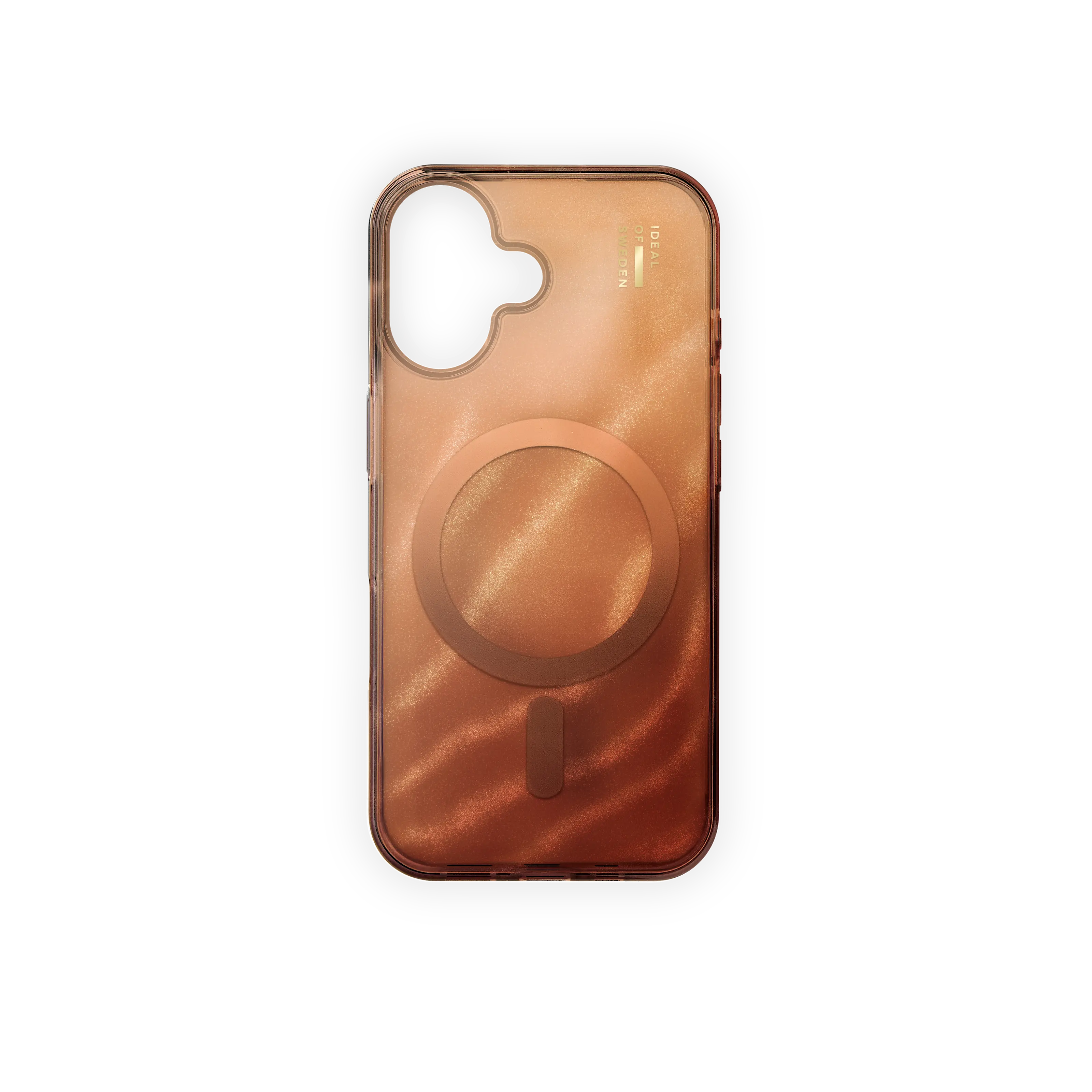 iPhone 17 Kimaltava glitterisuojakuori MagSafella, Mocha Mousse