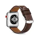 Læderrem Apple Watch Series 1-3 38mm Brun