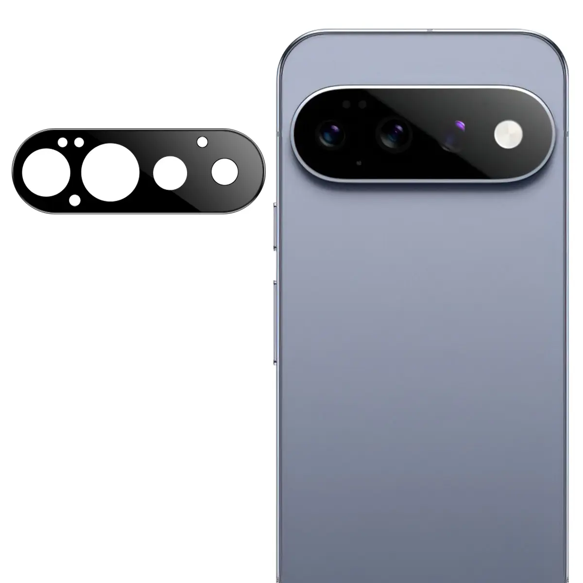 Google Pixel 11 Pro Kameralinsebeskyttelse i glass, Svart