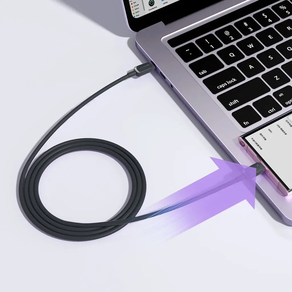 USB-C till USB-C-kabel PD 100W 3m Svart