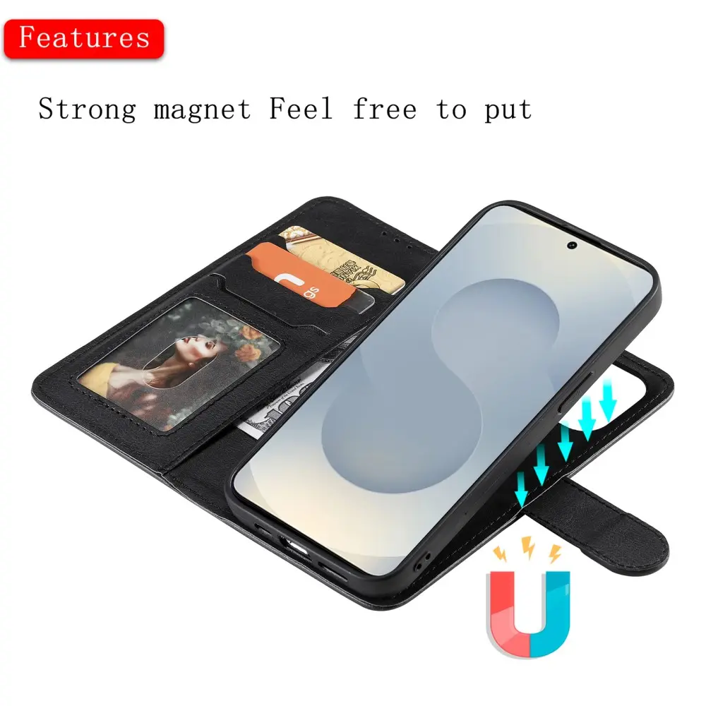 Magnetfodral Samsung Galaxy S25 Edge svart