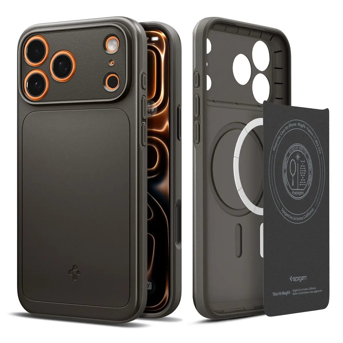 iPhone 17 Pro Max Case Thin Fit MagSafe Gunmetal