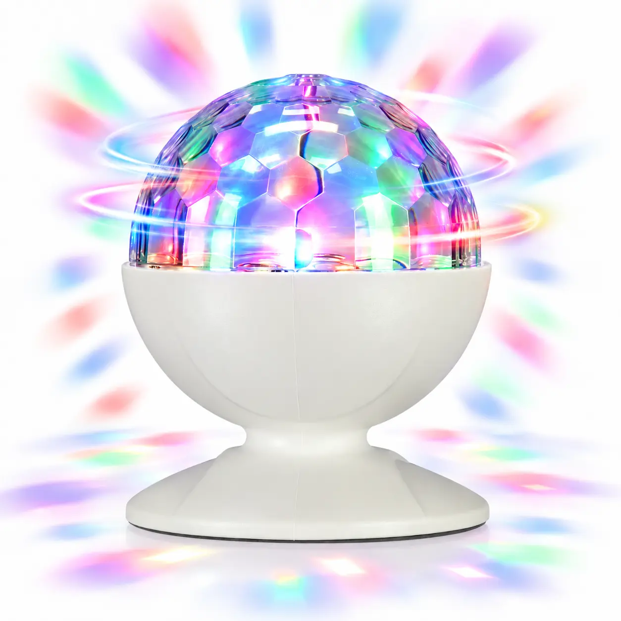 Roterende LED-discolampe
