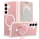 Hybridcover Magnetic Ring Samsung Galaxy S26 Lyserød