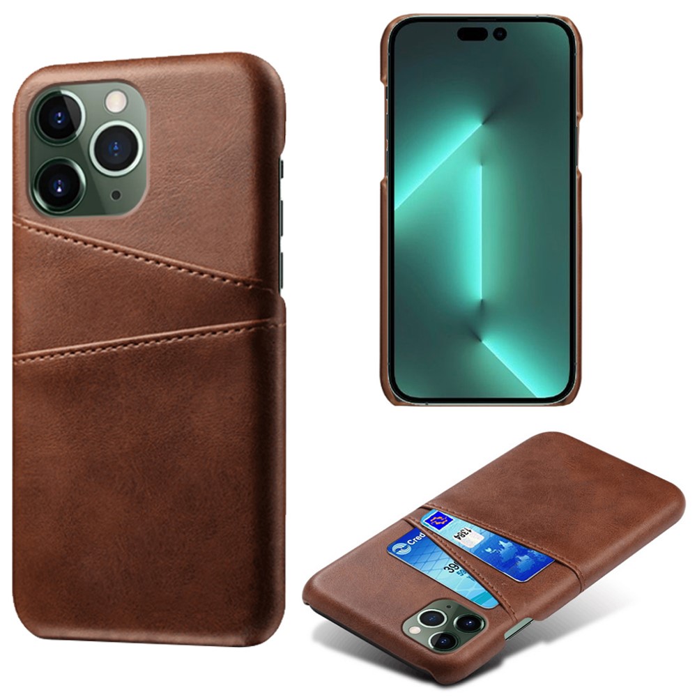 tectTech Card Slots Case iPhone 16 Pro Max Brun - Mobildeksel med praktisk kortspor