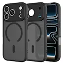 Magnetic Hybrid Cover iPhone 17 Pro Max Frosted Black
