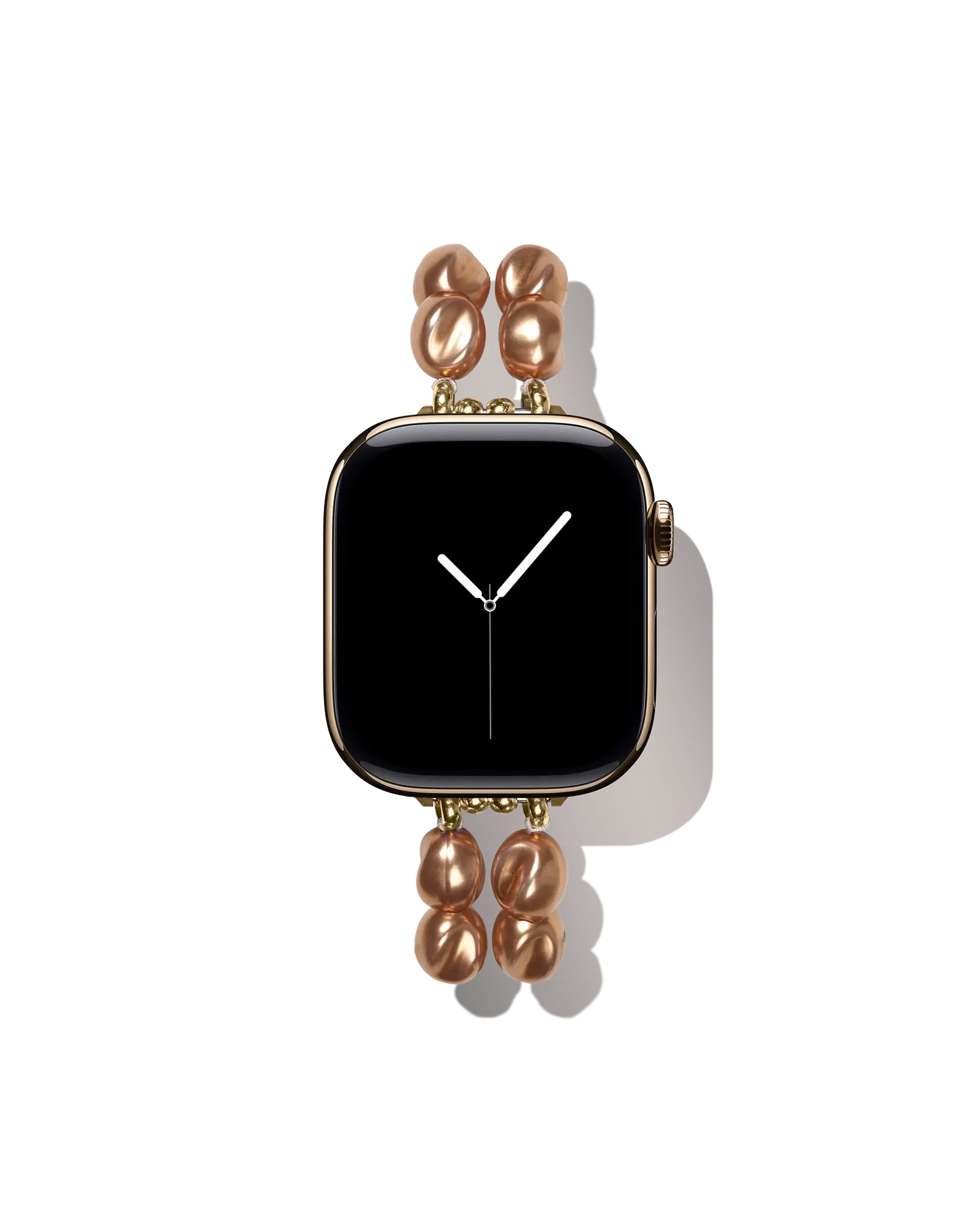 Beaded Watch Band  Apple Watch Ultra 49mm 4th Gen Salted Caramel Pearl