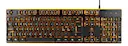 DK210 membrantangentbord LED, Orange