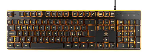 DK210 membrantangentbord LED, Orange