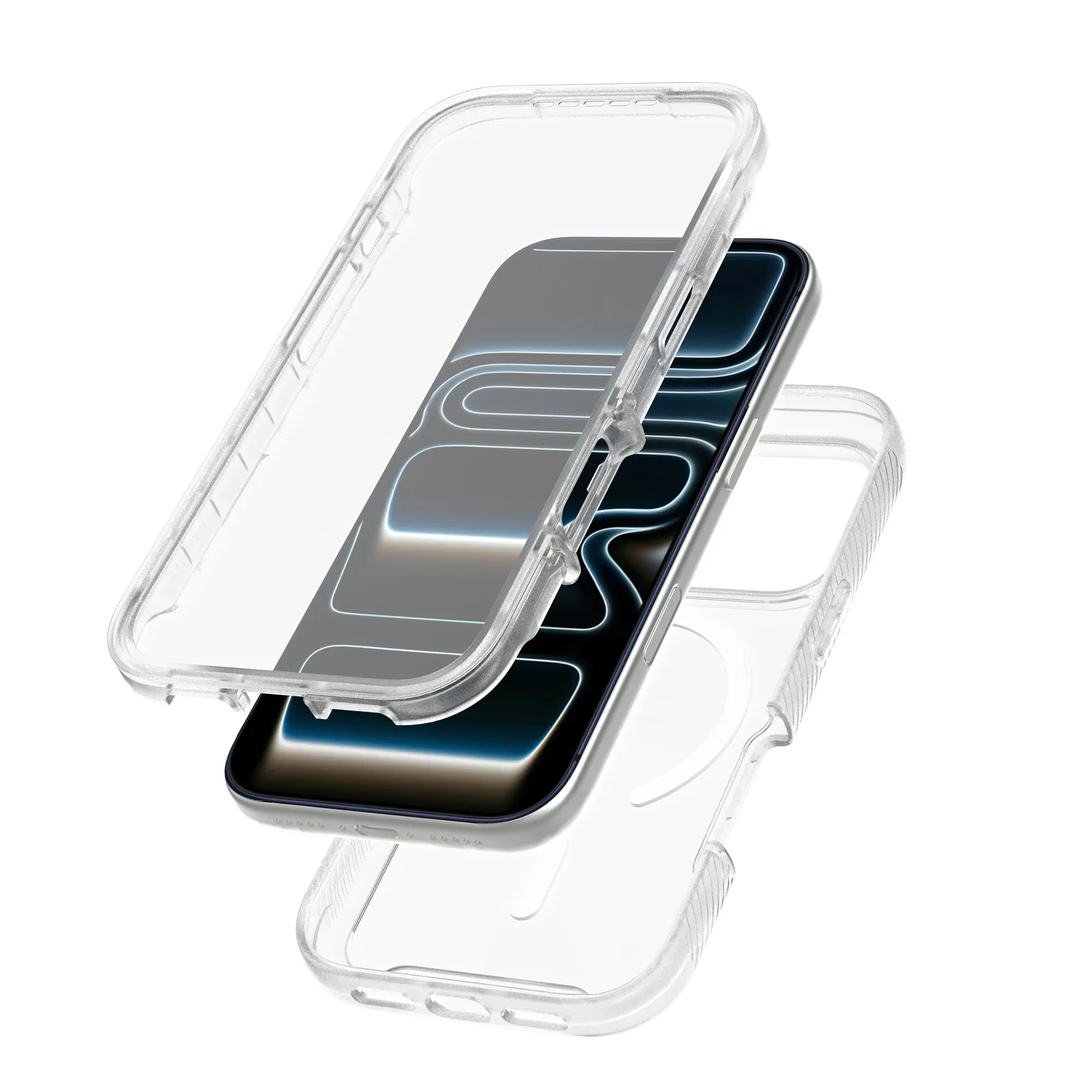 Full Protection Magnetic Case iPhone 18 Pro Genomskinlig