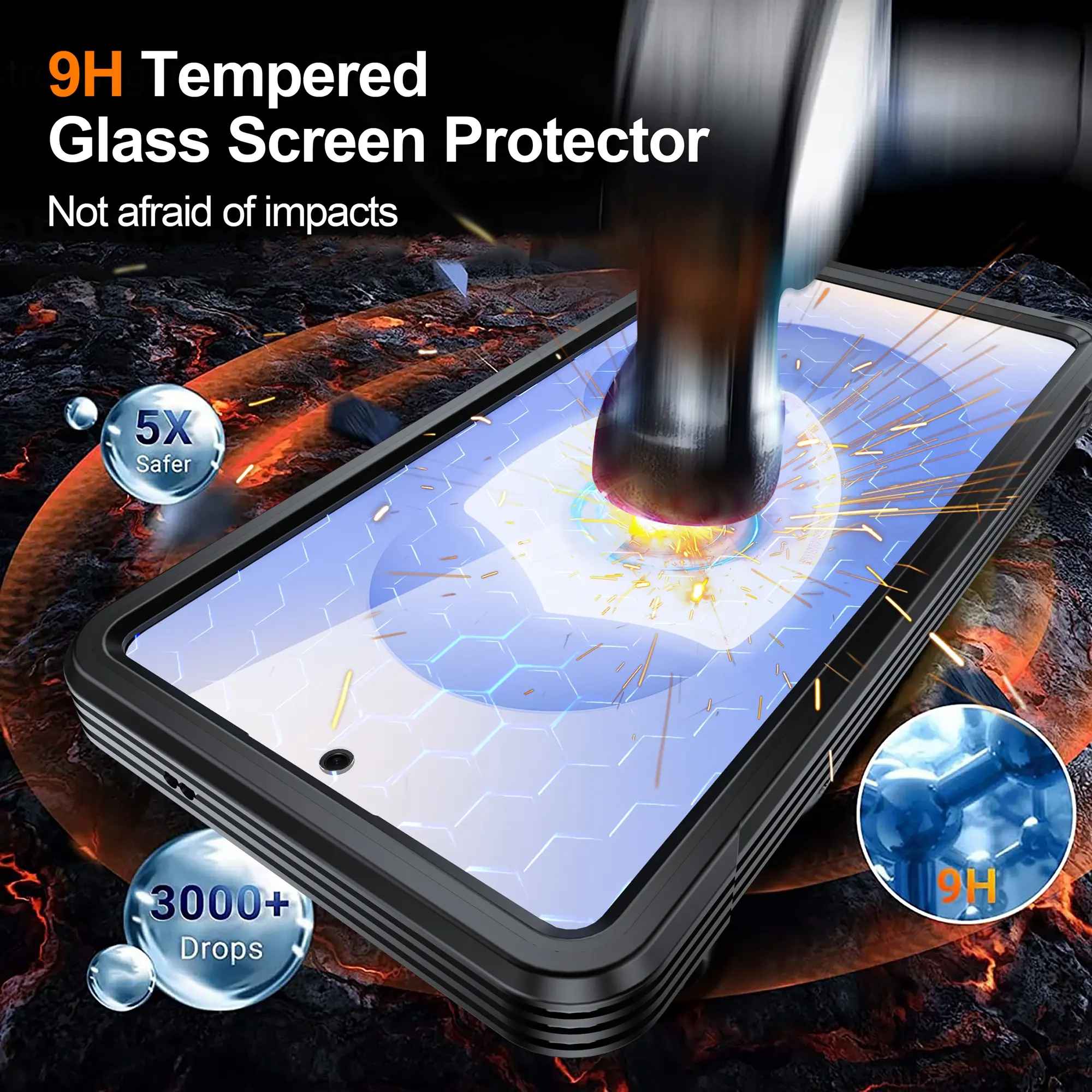 Premium Full Protection Case Samsung Galaxy S26 Ultra Svart