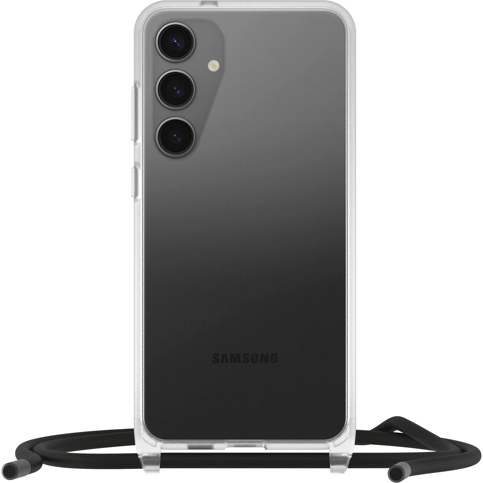 React Necklace Cover Samsung Galaxy S24 Plus Gennemsigtig