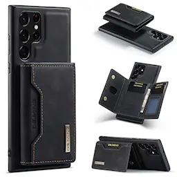Samsung Galaxy S24 Ultra Cover med aftagelig pung, Sort