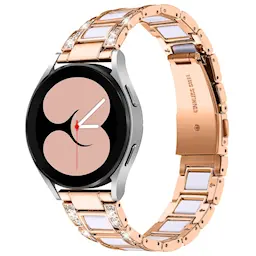 Diamond Bracelet Samsung Galaxy Watch 4 40mm Rosegold Snow