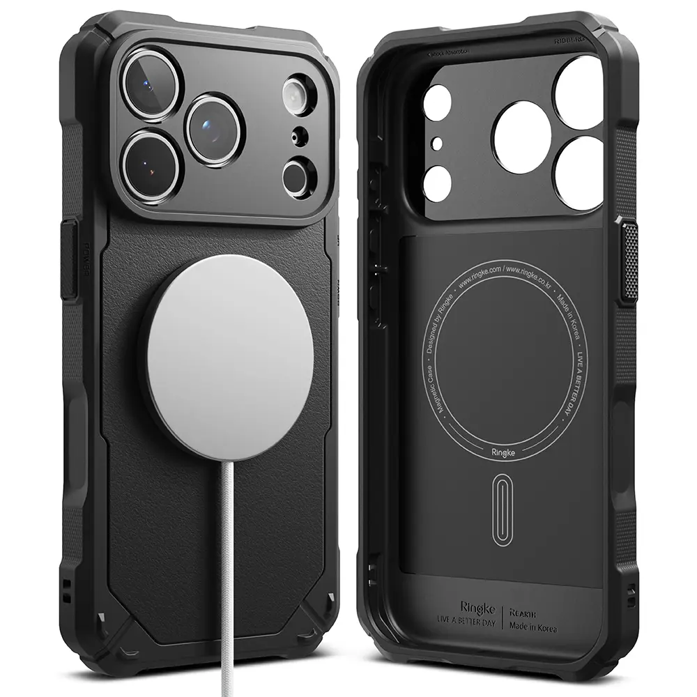 iPhone 18 Pro Max MagSafe Rugged Gear cover, Black