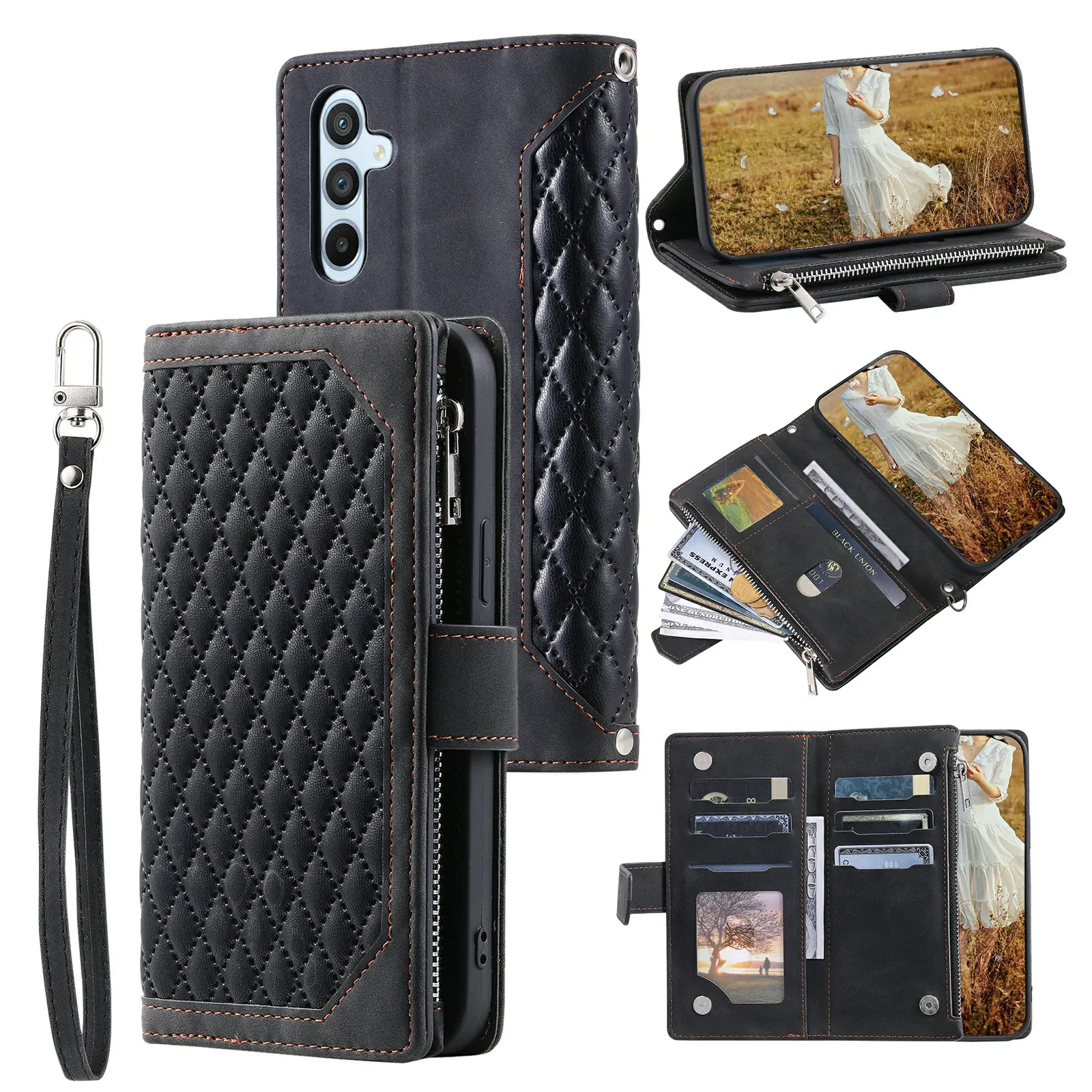 Pung Taske Samsung Galaxy S26 Quilted Sort
