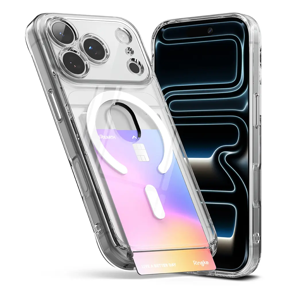 Fusion Card Magnetic Case iPhone 18 Pro Clear