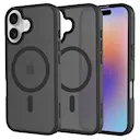Magnetic Hybrid Cover iPhone 17 Frosted Black