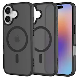iPhone 17 Hybrid-deksel Magnetisk, Frosted Black
