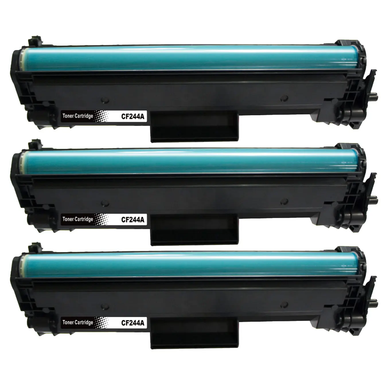3-pack Kompatibel toner - erstatter HP 44A / CF244A - sort, 1000 sider