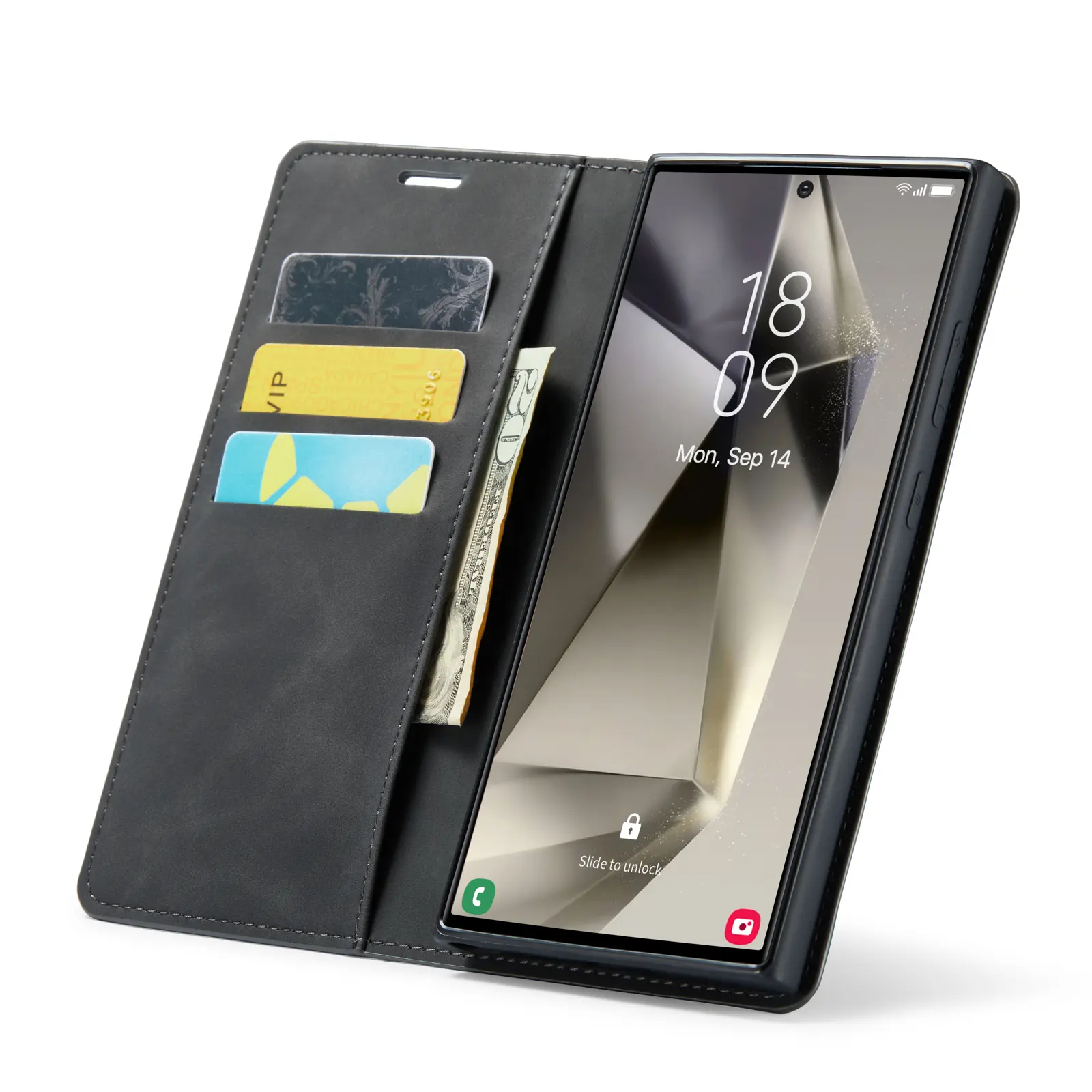 Samsung Galaxy S24 Ultra Slim Mobilfodral Svart