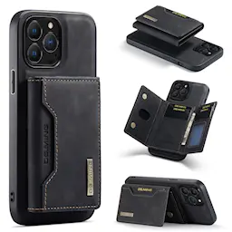 Magnetic Card Slot Case iPhone 16 Pro Max Musta