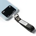 Holder Link & Eyelet Keyring Strap Black