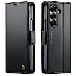 RFID-blocking Slim Lompakkokotelo Samsung Galaxy Z Fold 7 musta