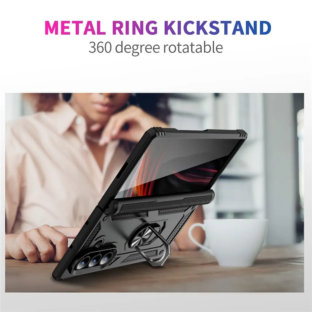Hybridskal Tech Ring Samsung Galaxy Z Fold 8 Ultra svart