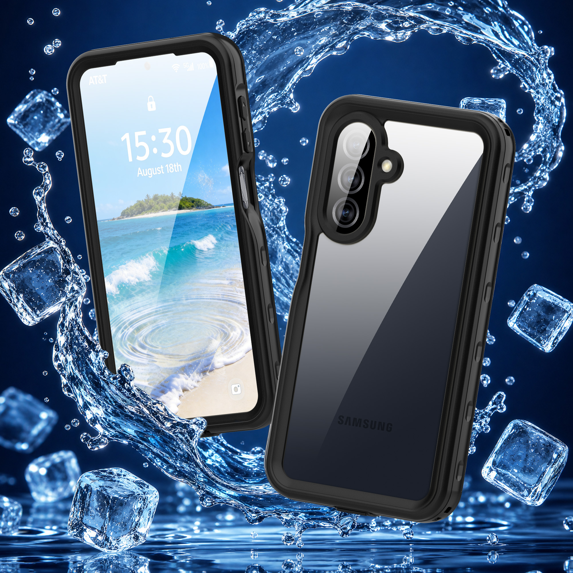 Vattentätt Skal Samsung Galaxy A27 transparent
