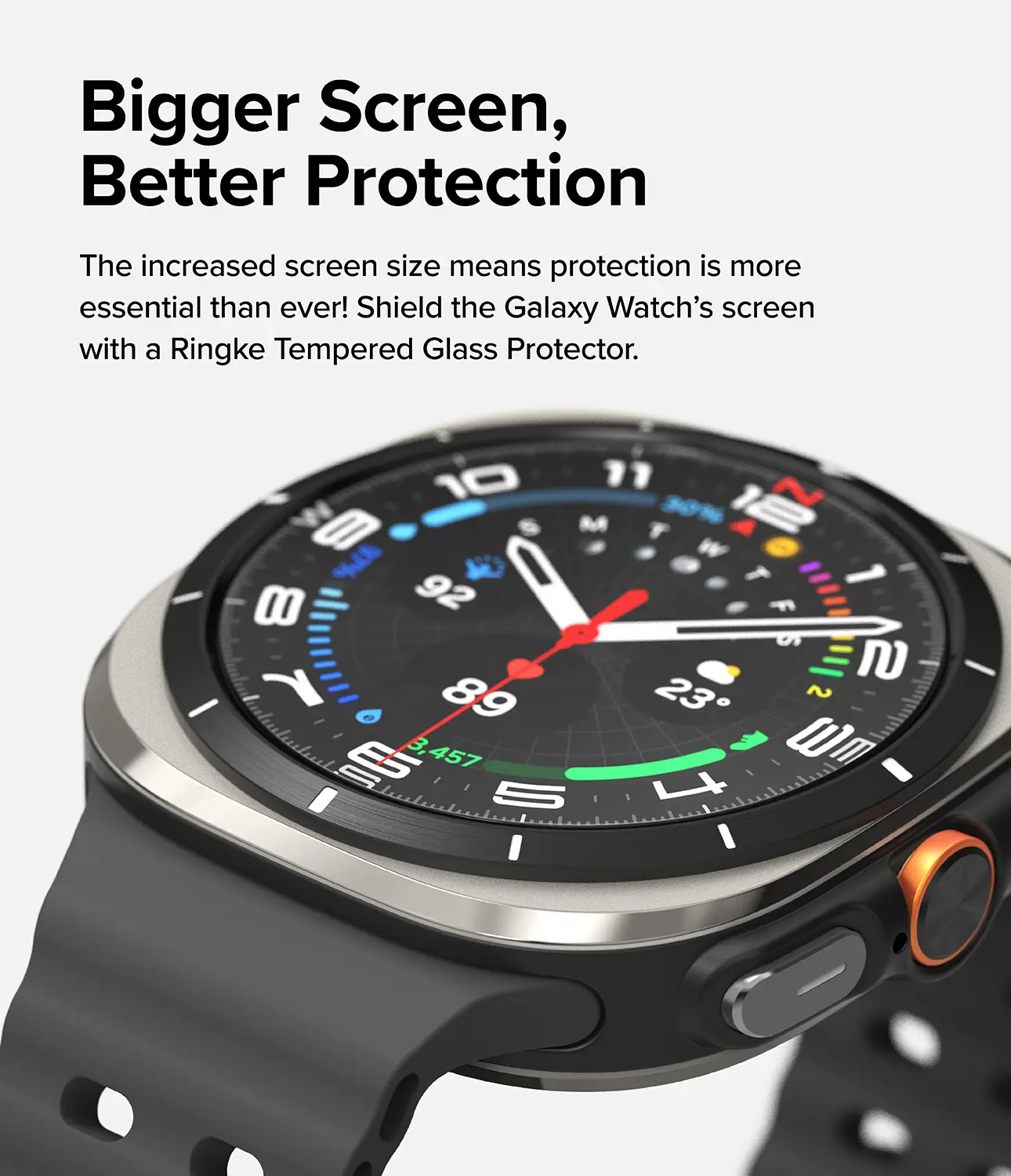 Screen Tempered Glass Samsung Galaxy Watch Ultra 2 (2026) (4-pack)