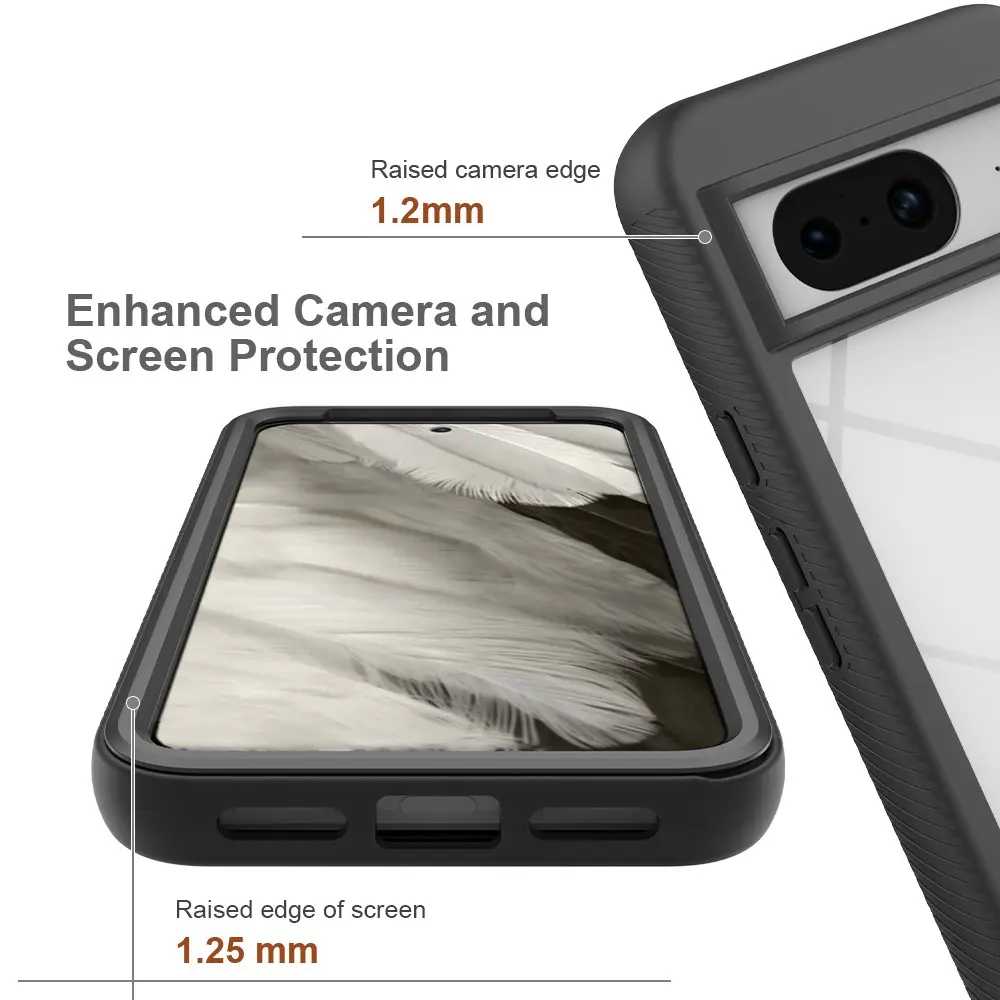 Full Protection Case Google Pixel 8 Svart