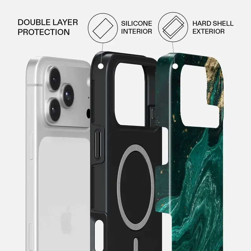 Tough MagSafe Case iPhone 18 Pro Emerald Pool