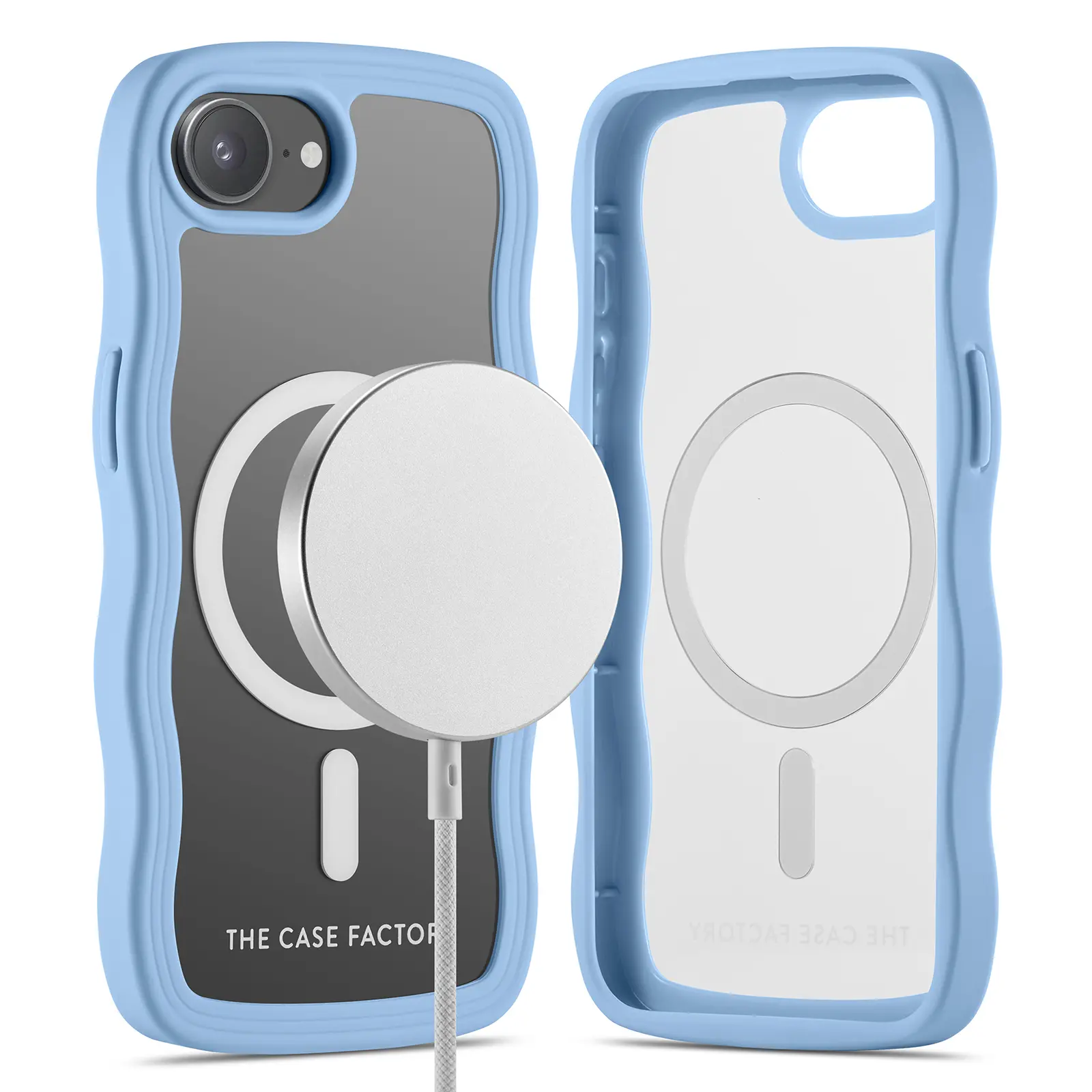 The Wave Mag Case iPhone 16e Blå