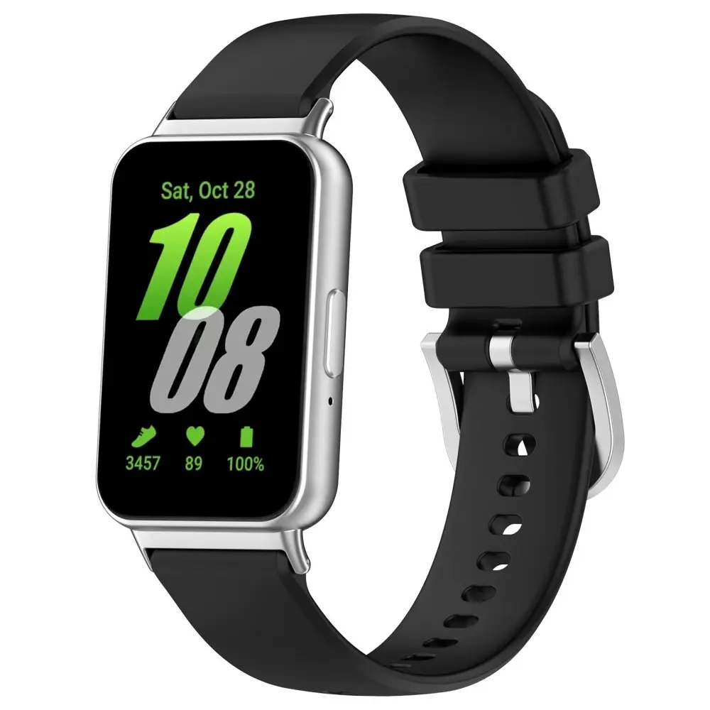 Silikonarmband Samsung Galaxy Fit 3 Svart