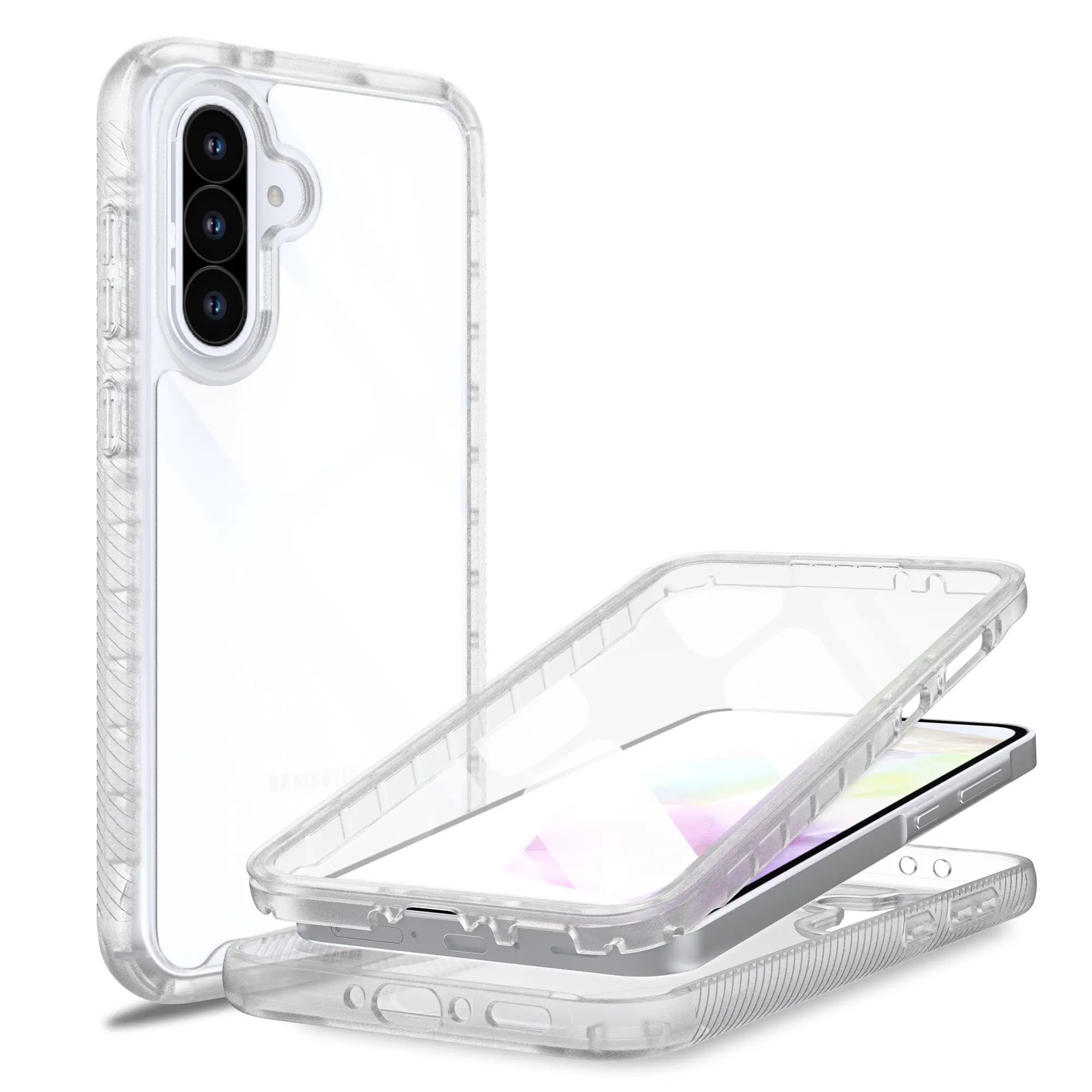 Full Protection Case Samsung Galaxy A56 Gennemsigtig