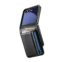 Ægte Læderetui Samsung Galaxy Z Flip 7 Sort