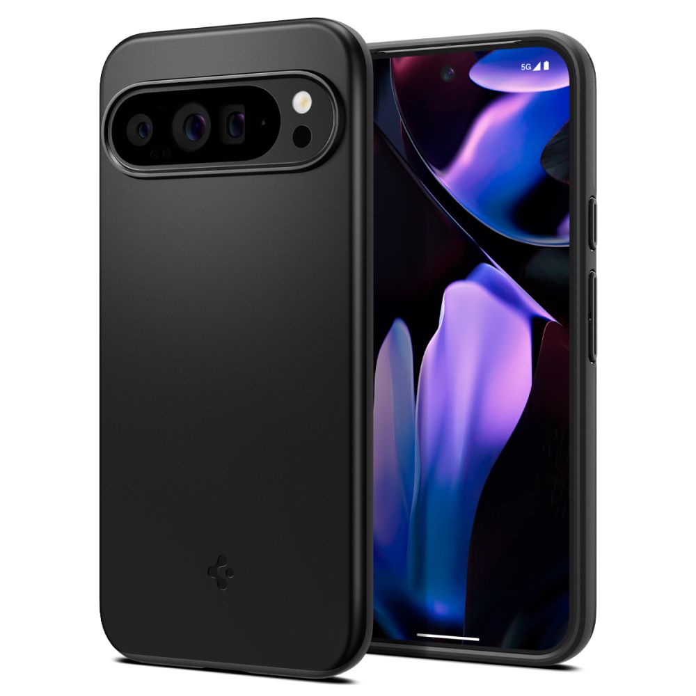 Spigen Google Pixel 9 Pro XL Case Thin Fit Black - Tynt, minimalistisk deksel